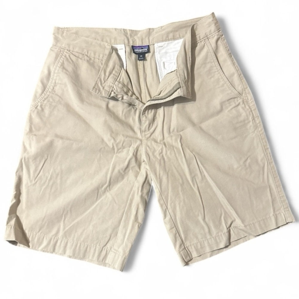 Patagonia Men's Tan Flat Front Shorts